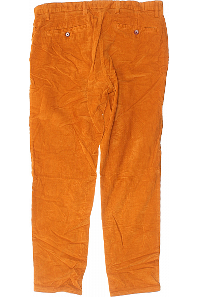AIGLE Pánské Chino Kalhoty Oranžové Second hand Vel. 40