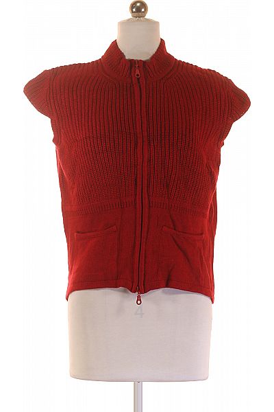 Kratká Dámská Vesta Červená Vel. S