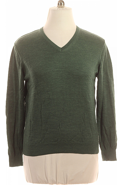 Dámský Pulovr Vlněný Zelený MAERZ