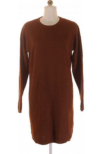 Amisu Šaty Hnědé Second Hand Vel. 36