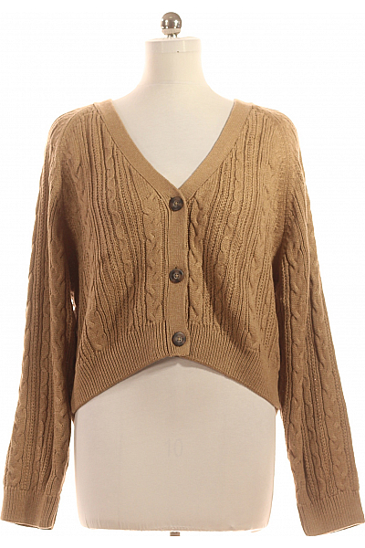 Monki Dámský Cardigan Hnědý Vel. L