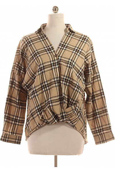 Shein Dámská Košile Béžová Second Hand Vel. 40/42