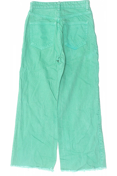 Dámské Džíny Zelené ZARA Vel.  34