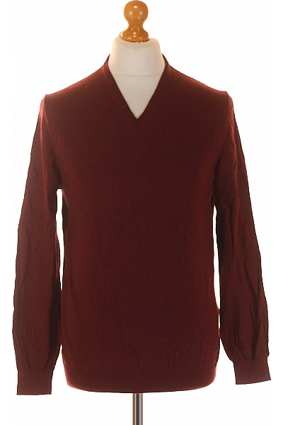 JOOP! Pánský Svetr Meriný Vínový Vel. L