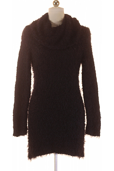 Alba Moda  Šaty Pletené Černé Second Hand Vel. 36/38