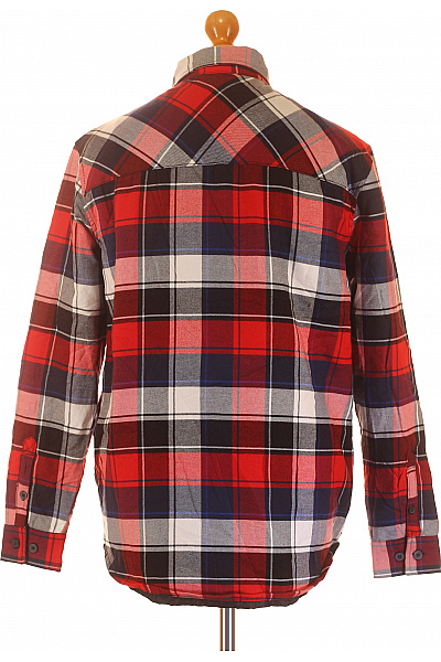 Pánský Kabát Červený Vel. S