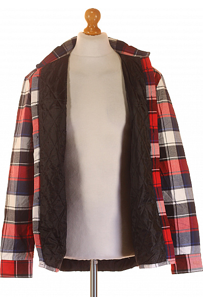 Pánský Kabát Červený Vel. S