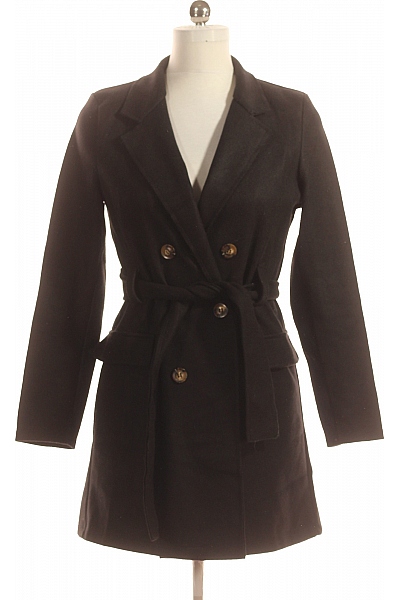 Dámský Kabát Černý Vel. L