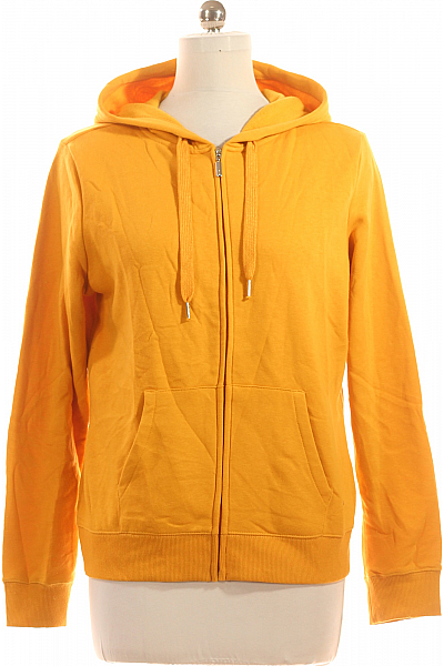 Dámská Mikina Rozepínací Žlutá