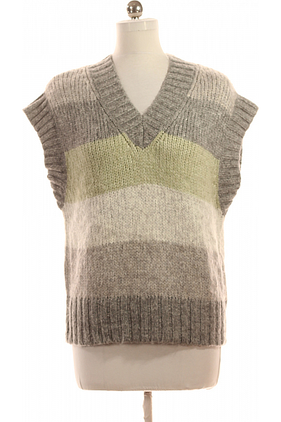 Kratká Dámská Vesta Šedá Vel. M