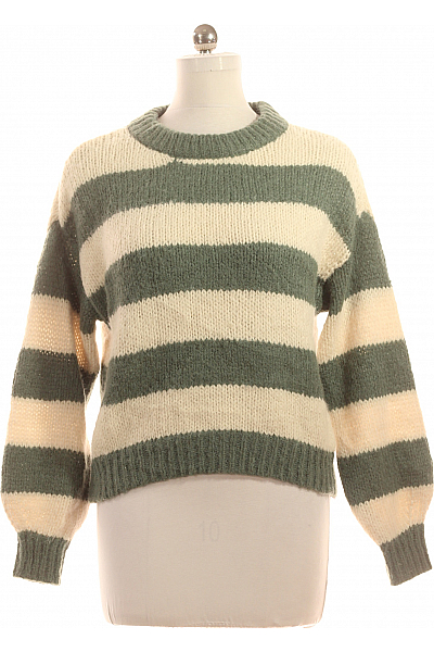 Dámský Svetr Zelený VERO MODA Second Hand