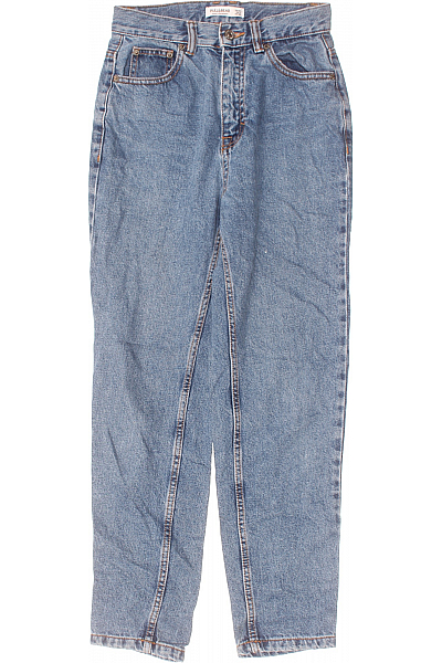 Dámské Džíny Modré PULL&BEAR Second Hand Vel. 32