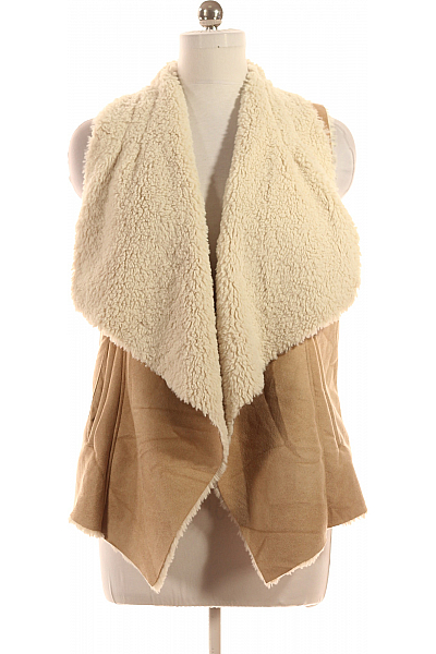 TALLY WEiJL Teplá Dámská Vesta Béžová Vel. 40