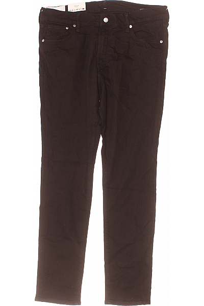 Pánské Džíny Černé Skiny Second Hand Vel. 38