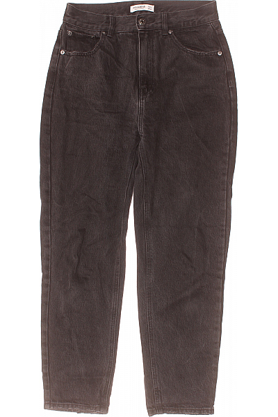 Dámské Džíny Černé PULL&BEAR Second hand Vel. 38
