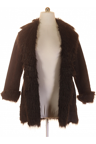 Dámský Kožich Černý Second hand Vel. XXL