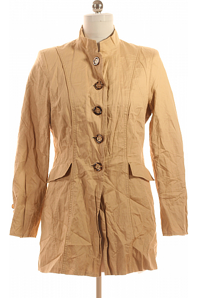 Dámské Blejzr Béžový Second Hand Vel. 40