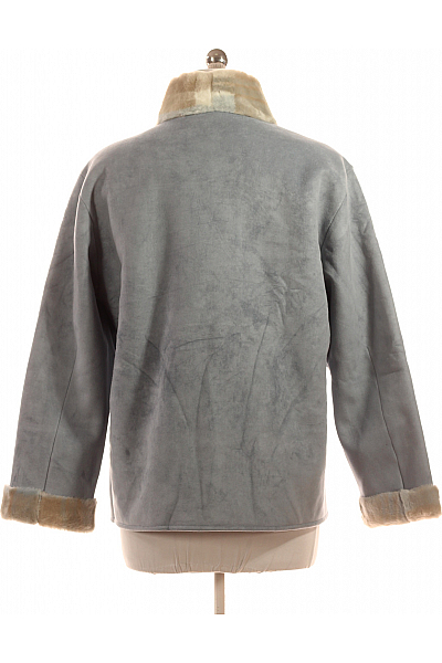 Dámský Kabát Modrý MADELEINE Second hand Vel. 40