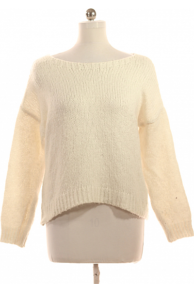 MORE & Dámský Pulovr Bílý Vel. 38
