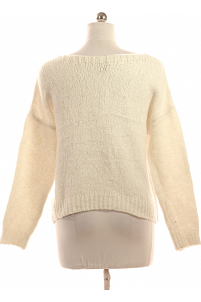 MORE & Dámský Pulovr Bílý Vel. 38