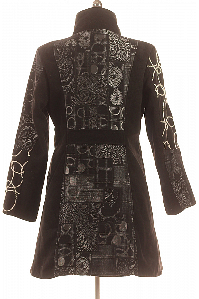 Dámský Kabát Černý Vel. XL