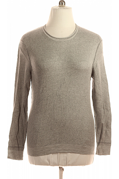 Pánský Pulovr Šedý Second Hand Vel. M