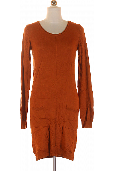 Šaty Pletené Hnědé Esmara Second Hand Vel. XS