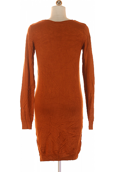  Šaty Pletené Hnědé Esmara Second hand Vel. XS