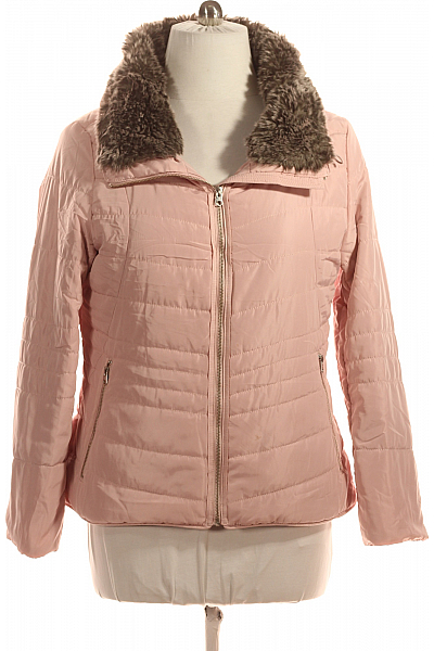 Prošívaná Dámská Bunda Růžová S.OLIVER Vel. XXL