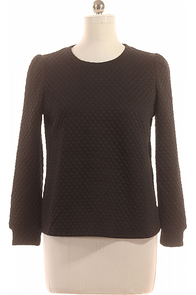 Dámská Mikina Bez Zapínání Polyesterová Černá Shein