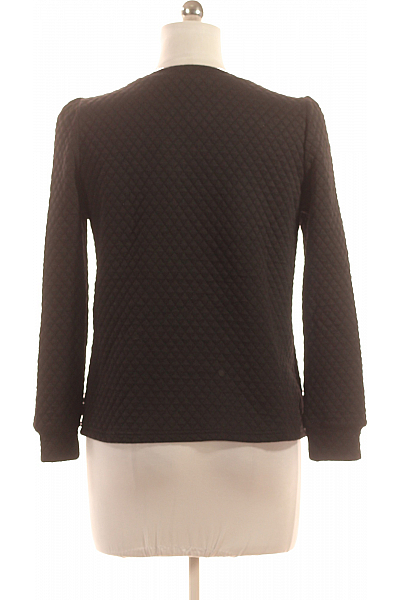 Dámská Mikina Bez Zapínání Polyesterová Černá Shein