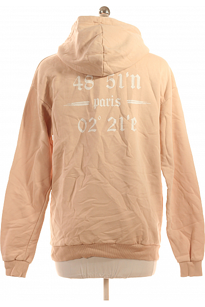 Pánská Mikina Bez Zapínání Růžová Vel. M