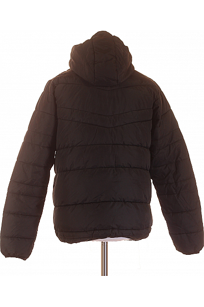 Prošívaná Pánská Bunda Černá Second hand Vel. S