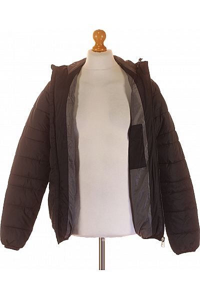 Prošívaná Pánská Bunda Černá Second hand Vel. S