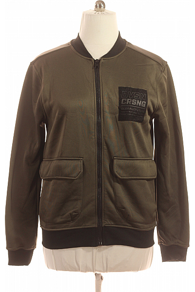 Pánská Mikina Na Zip Khaká Chapter Vel. L