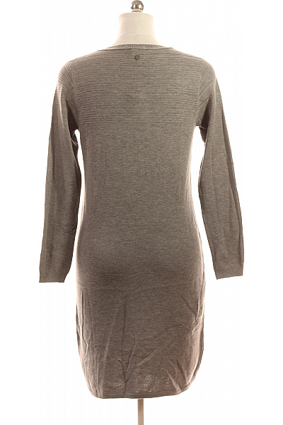  Šaty Pletené Šedé Second hand Vel. M