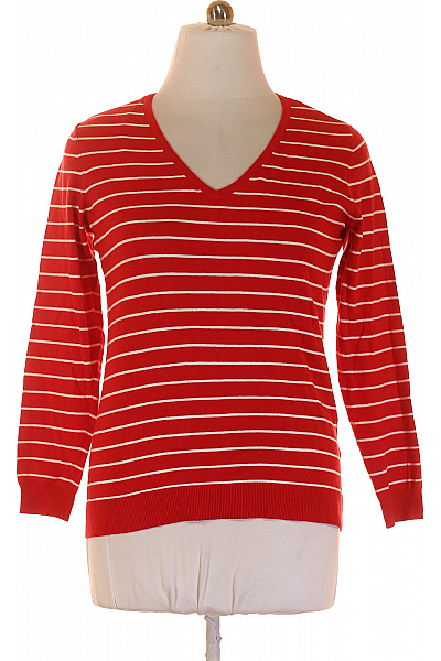 Dámský Svetr Červený Canda Second Hand Vel. L