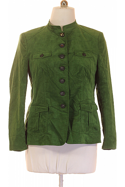 Dámská Bunda Zelená BASLER Second Hand Vel. 44