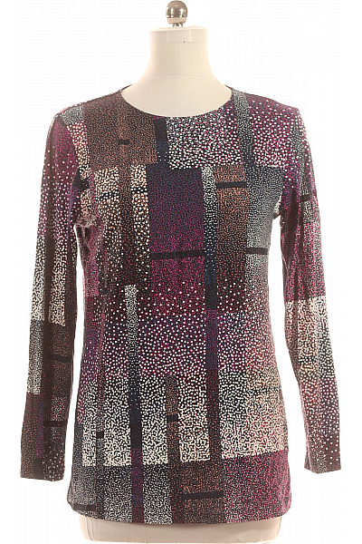 Vzorovaná  Halenka Barevná Vel.  40