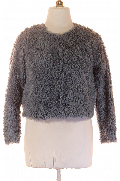 Dámský Kožich Modrý Vel. L