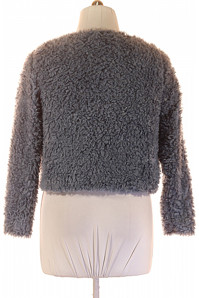 Dámský Kožich Modrý Vel. L