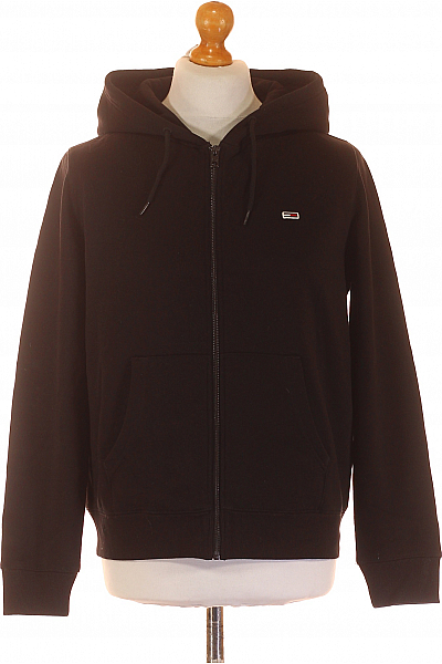 Pánská Mikina Na Zip Černá TOMMY HILFIGER Vel. L