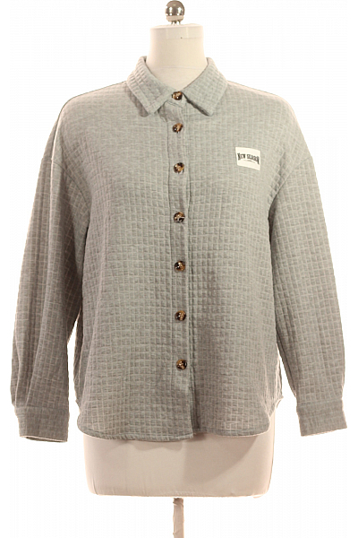 Shein Krátký Dámský Kabát Šedý Vel. 38