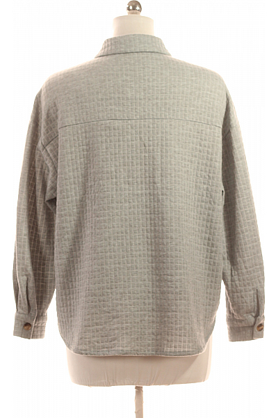 Shein Krátký Dámský Kabát Šedý Vel. 38