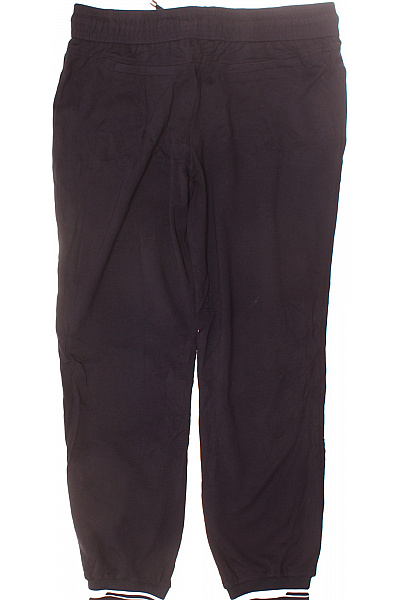  Dámské Rovné Kalhoty Viskózové Modré