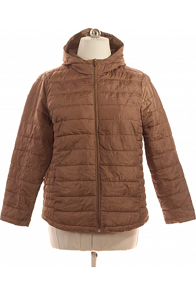Prošívaná Dámská Bunda Hnědá Second Hand Vel. 46