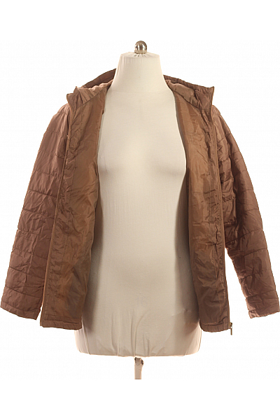 Prošívaná Dámská Bunda Hnědá Second hand Vel. 46
