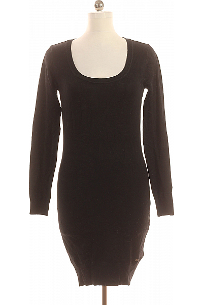  Šaty Pletené Černé Vel.  40