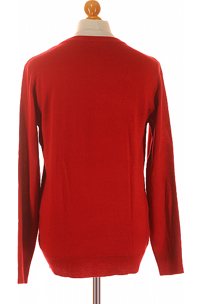 Pánský Svetr Vánoční Červený Second hand Vel. M