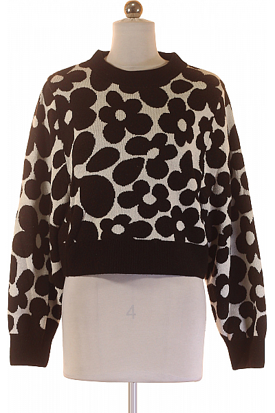 Dámský Pulovr Černobílý Vel. S